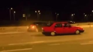 Drift yapan sürücü kazaya yol açtı