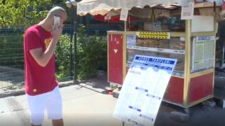 Tariften yoruldu, tabela koydu