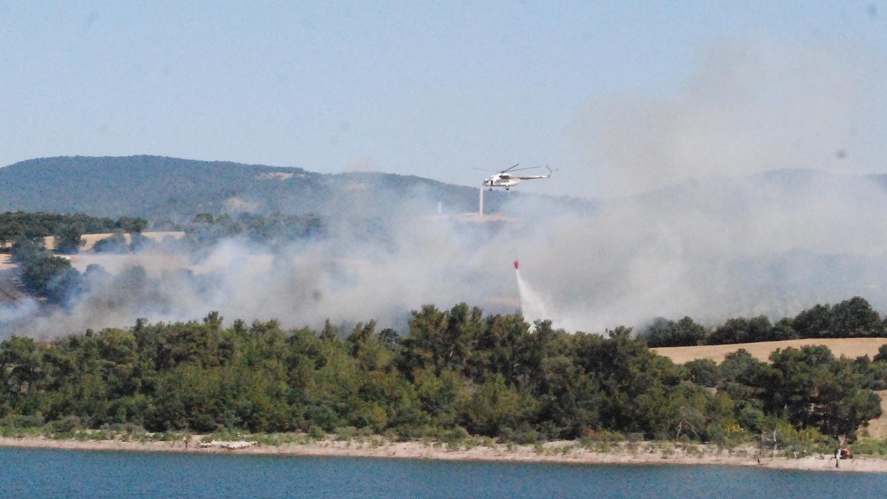 Çanakkale'de çıkan orman yangını kontrol altına alındı