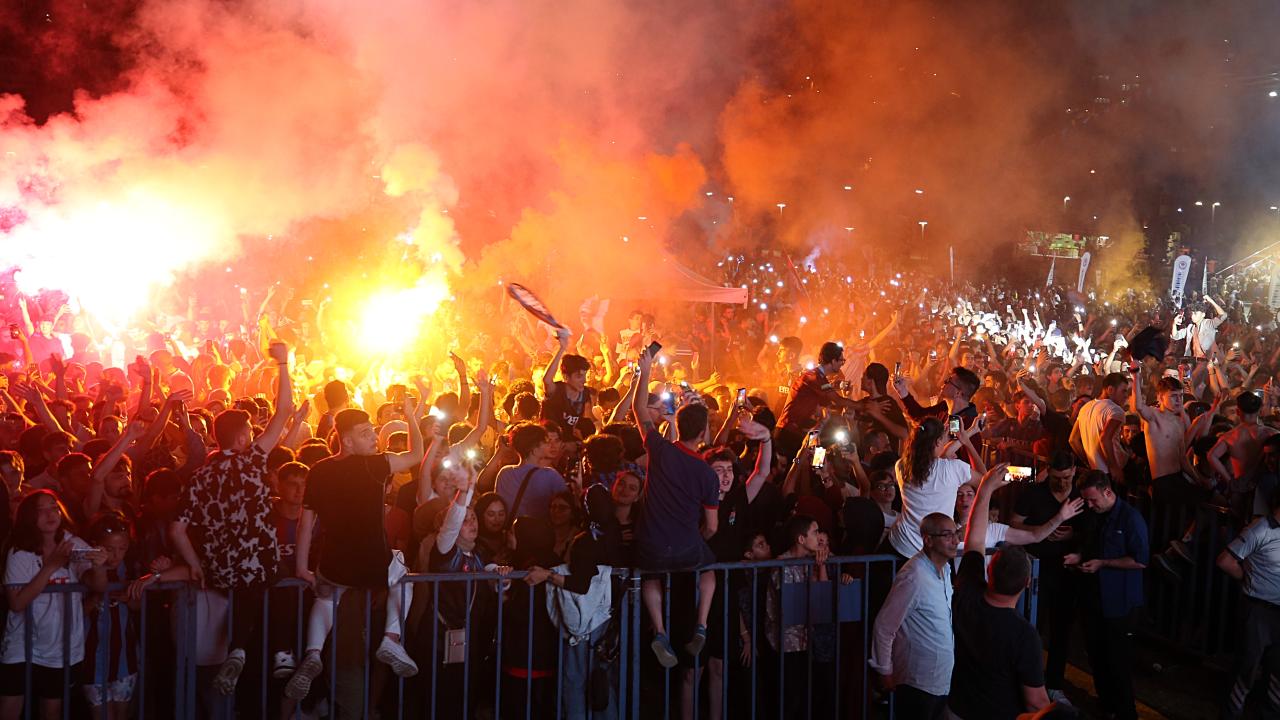 Trabzon'da Süper Kupa coşkusu