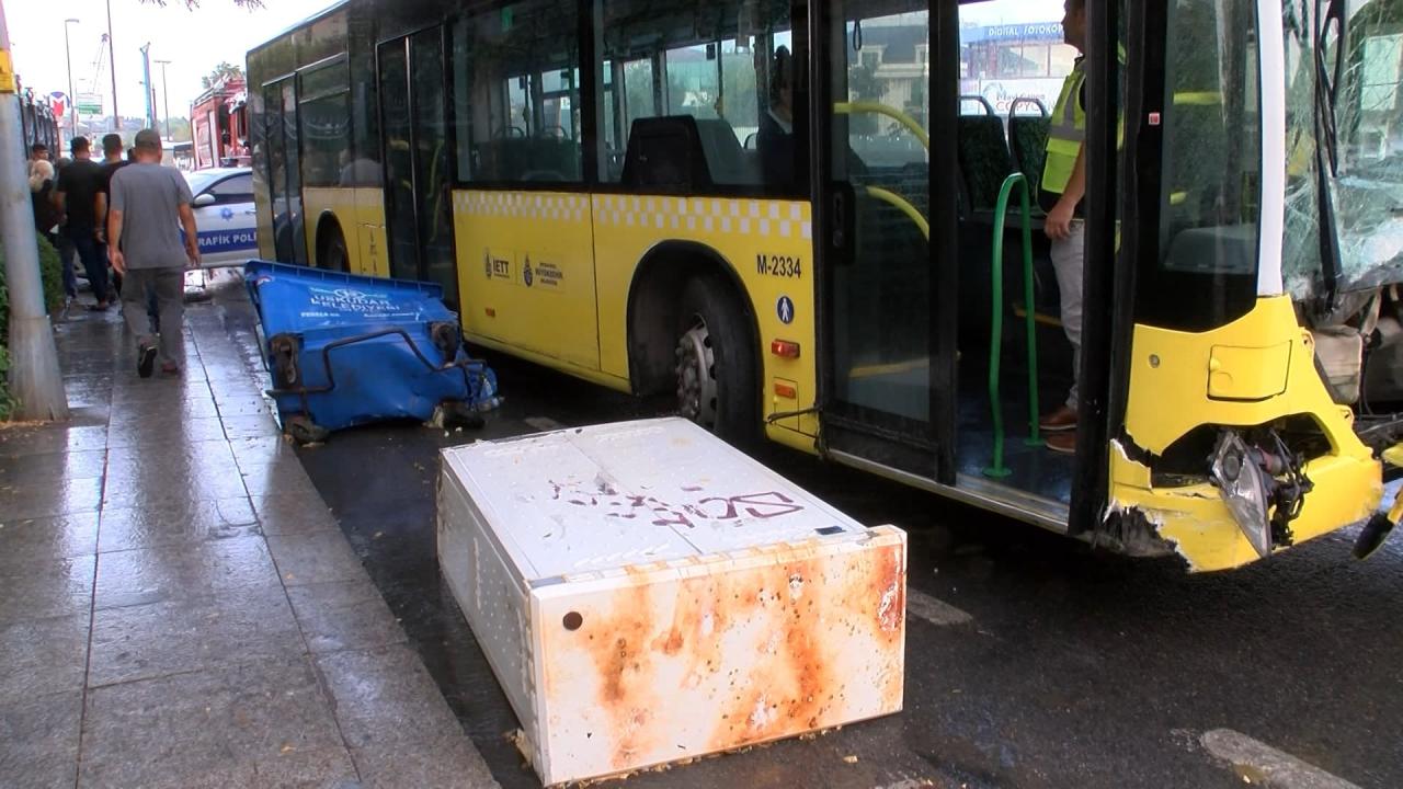 Kaza anında otobüste yolcu yoktu