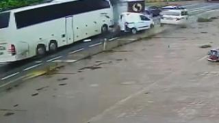 Deli bal kazaya neden oldu