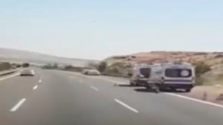Gaziantep'teki kazadan dakikalar önce olay yeri görüntüleri ortaya çıktı