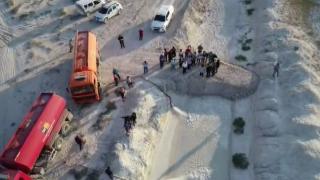 Tuz Gölü'ndeki flamingolar için 4 kilometre öteden su aktarılıyor