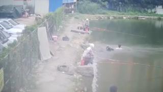 Sakar balıkçı dizine kadar gelen suda boğulduğunu sandı