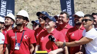 Bakan Varank, Dikey İnişli Roket Yarışması'nı izledi