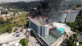 Alanya'da bir otelde yangın: Turistler tahliye edildi