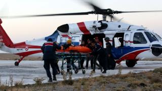 Erciyes'te üzerine kaya düşen dağcı hayatını kaybetti