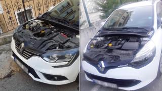 Park halindeki araçların kaputlarını çaldılar