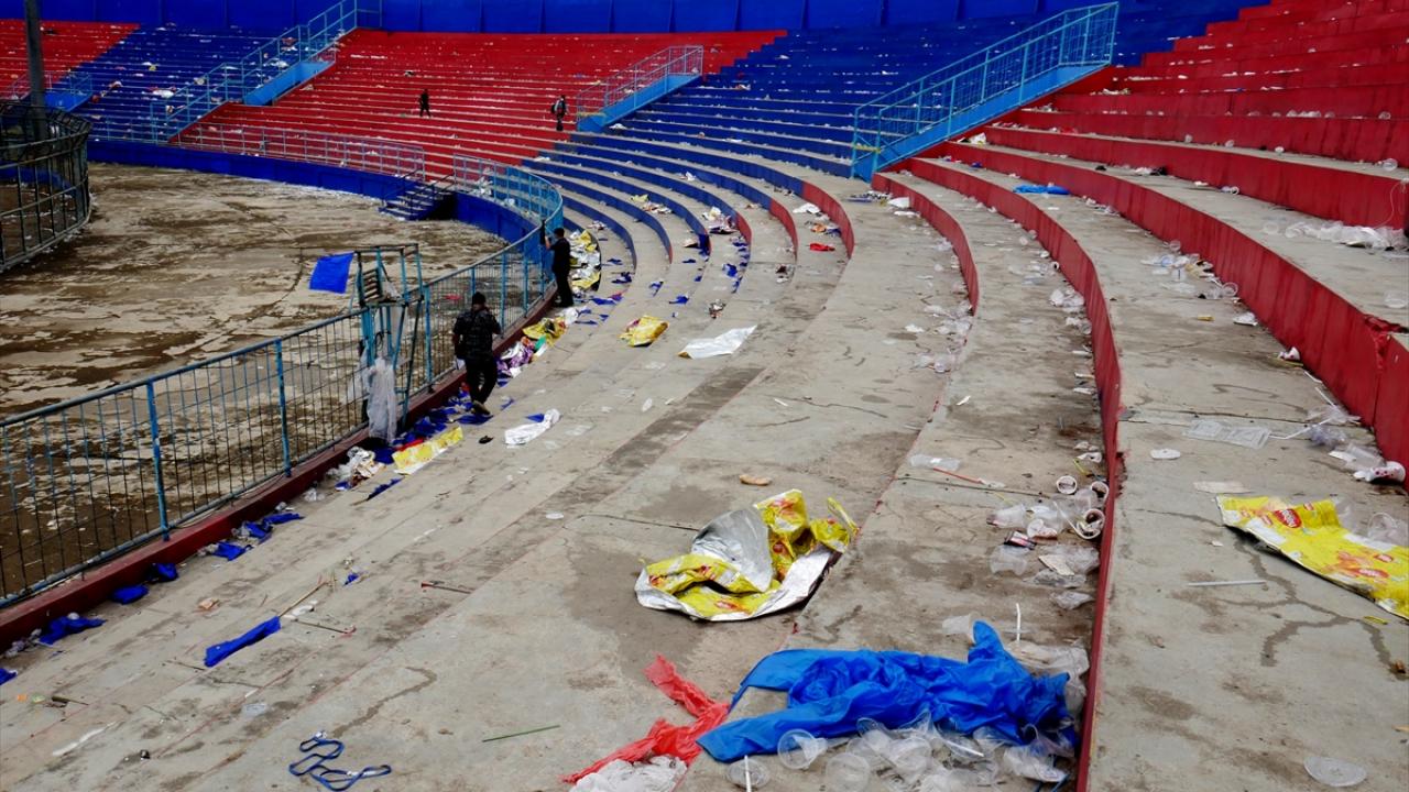 Kanjuruhan Stadyumu'nda yaşanan izdihamın ardından stadın son hali