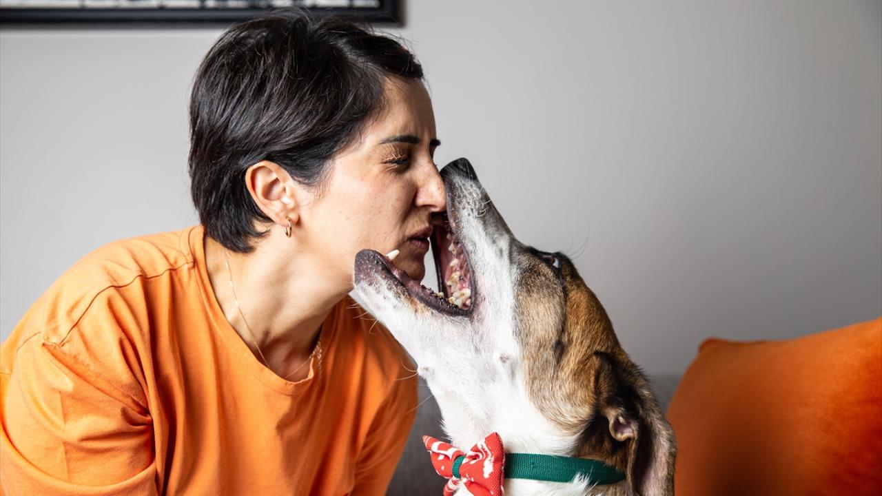 Köpek sayesinde hayatına sporu dahil etti