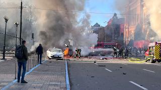 Kiev merkezinde patlamalar: Ölen ve yaralananlar var