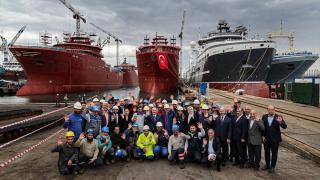 Dünyanın en büyük yüzen fabrika balıkçı gemisi Türkiye'de üretildi