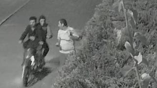 Adana'da motosikletli hırsızlar yolda yürüyen kişinin telefonunu çaldı