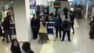 Çorum'da sağlık çalışanının darbedilme anı kamerada