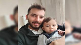 Şehit madencinin 1 yaşındaki oğluyla son görüntüsü duygulandırdı