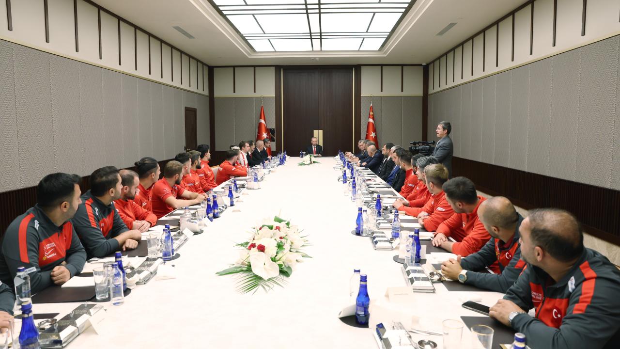 Cumhurbaşkanı Erdoğan'ın kabulleri