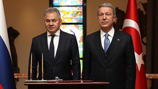 Bakan Akar, Rus mevkidaşı Şoygu ile görüştü