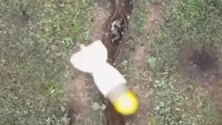 Rus asker 3 bombadan da kurtuldu