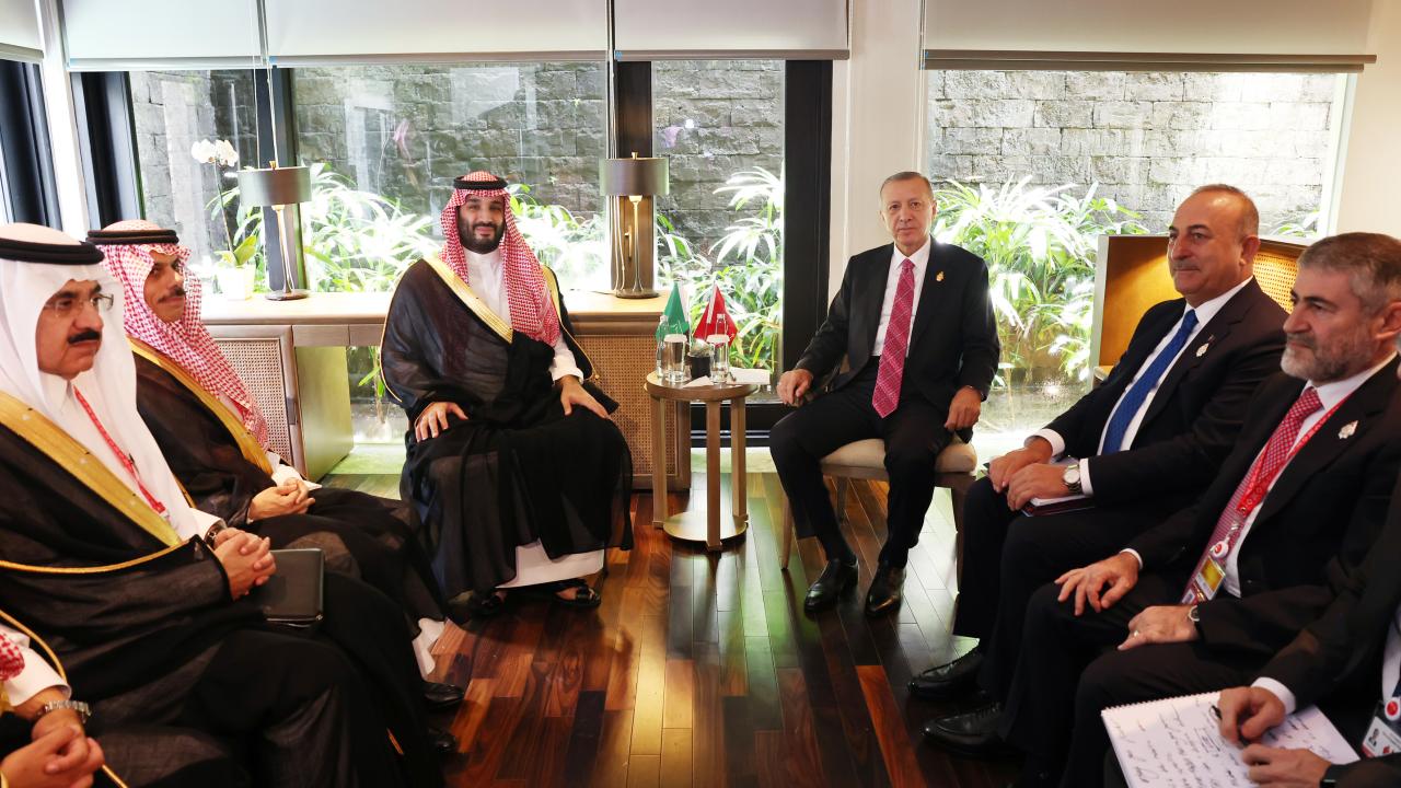 Muhammed Bin Selman ile ikili görüşme