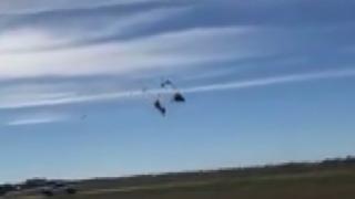 ABD'deki hava gösterisinde uçaklar çarpıştı