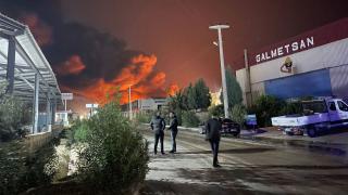 Adana'da kimya fabrikasında yangın