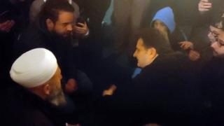 ABD'li turist Ayasofya'da Müslüman oldu