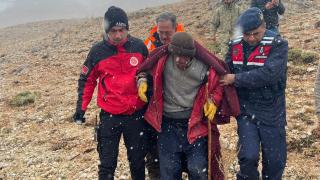 3 gündür kayıp adamı bulan çoban o anları kaydetti