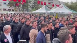 Pençe şehidine "Harp Okulu Marşı" ile veda ettiler