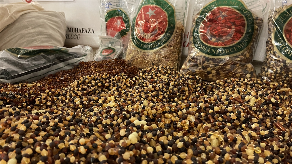 Dolaplardan kehribar çıktı