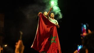 Fas'ın Dünya Kupası'nda çeyrek finale yükselmesi coşkuyla kutlanıyor