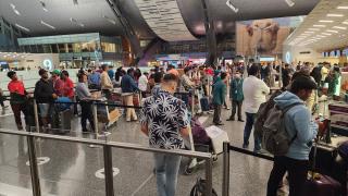 Farklı ülkelerden futbolseverler Katar'a akın ediyor