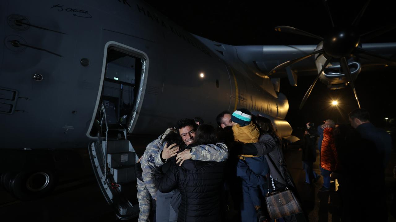 "Sağ salim dönmüş olmaları mutluluğa eriştirdi"