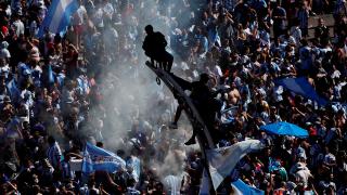 Arjantin sokaklarında Dünya Kupası zaferi