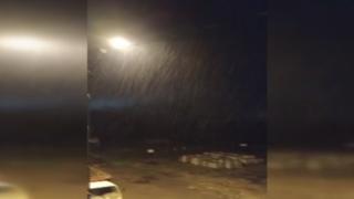 İstanbul'a mevsimin ilk karı düştü