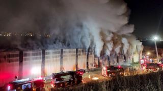 Tuzla'da geri dönüşüm tesisinde yangın