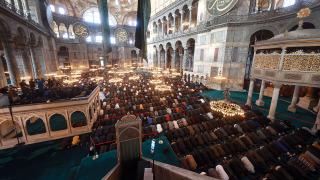 Diyanet İşleri Başkanı Erbaş, Ayasofya'da cuma namazı kıldırdı