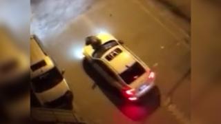 Esenyurt'ta park kavgası: Otomobille çarptı, kaput üstünde sürükledi