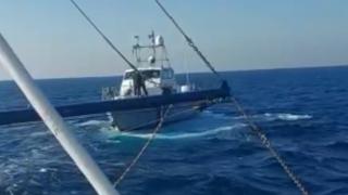 Türk balıkçılara Yunan tacizi