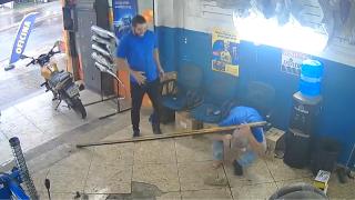 Sakar damat kayınpederini hastanelik ediyordu