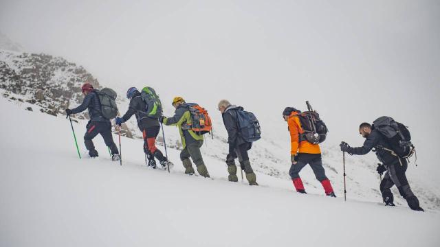 Tunceli’de dağcılar 2800 rakımlı Gelincik Zirvesi’ne tırmandı