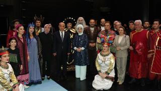 Emine Erdoğan "Turandot" operasını izledi