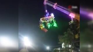 Hindistan'da festival alanındaki vinç devrildi