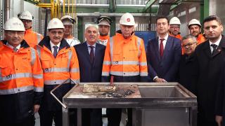 Cumhurbaşkanı Erdoğan, Söğüt'te altın madeni tesisinde incelemelerde bulundu