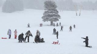Uludağ'da kar kalınlığı 50 santimetreye ulaştı