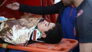 13 yaşındaki Arda Can enkazdan sağ çıkarıldı