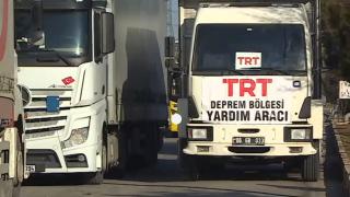 TRT'nin kalbi deprem bölgesinde: Yardımlar Gaziantep'e ulaştı