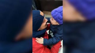 Depremde ayrı düşen baba ve kız yeniden buluştu