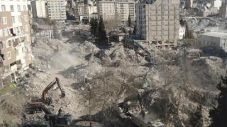 Depremin 11'inci gününde Hatay havadan görüntülendi