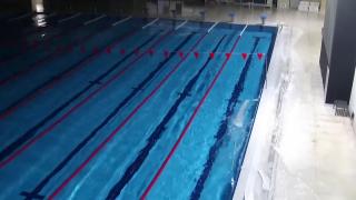 Şanlıurfa'da deprem anında havuzdaki suyun dalgalanması kamerada